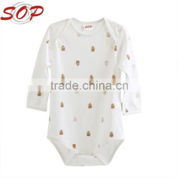 Toddler Girls costumes Baby Clothing Long Sleeve Organic Cotton Baby Rompers For OEM                        
                                                Quality Choice