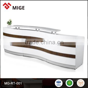 ISO 9000 modern quality management marble top reception desk
