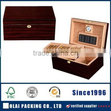 high end deluxe red cohiba packaging wooden box