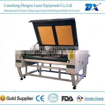 1600 * 1000mm double heads auto feeding laser leather cutting machine prices