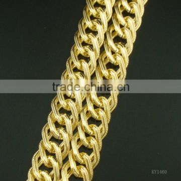 gold color chain for clothing accessories