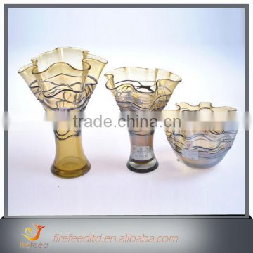 Wholesale High Quality Colored Glass Flower Vases