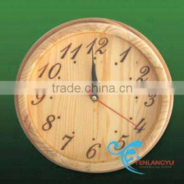 High quality sauna wooden colck