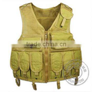 Mesh Tactical Vest Adopting high strength 1000D waterproof nylon