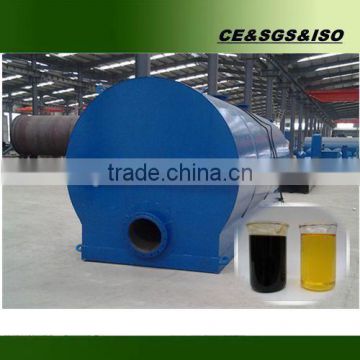 Top quality environmental protection Auto waste tire oil recycling distillation equipment