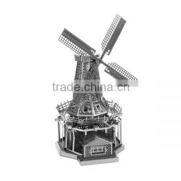 Popular Holland Windmill toy 3D metal building puzzle game