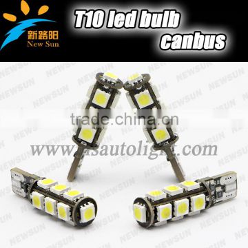 T10 13 5050smd Canbus Led Light Led Automotive Light Led Auto Bulb 12v Input Color Options No Error Design