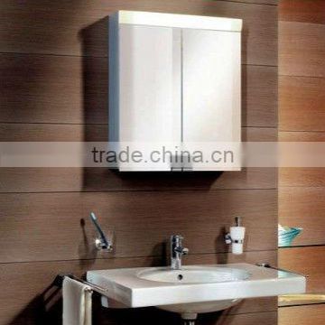 Luxury Bathroom Cabinet with Light,shaver socket,Chrome handles