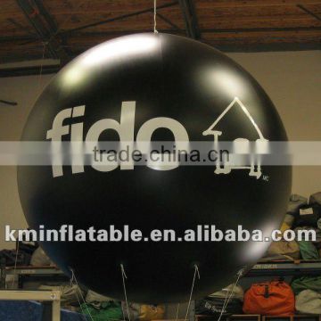 black helium ball