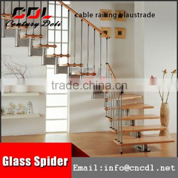 304 316 concrete railing outdoor fixing cable tension stair railing