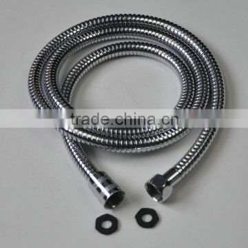 Best quality stainless steel big shower pipe Chrome england flexible hose