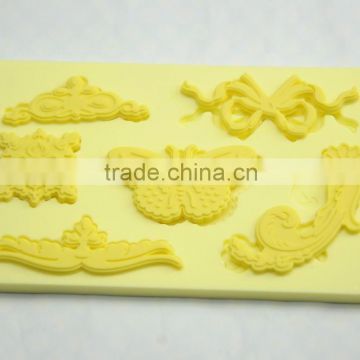 Snow and Flower Silicone Fondant Cake Mold Chocolate Cake Tool