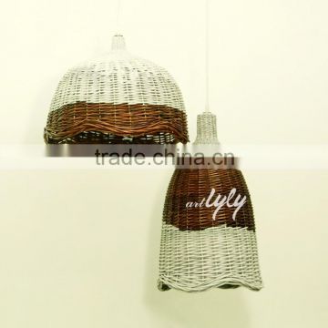 2015 hot sale handicraft wicker italian lamp shades