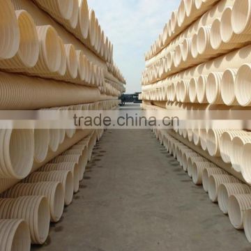 Cost-effective UPVC palstic double wall drainage pipe upvc corrugated pipe