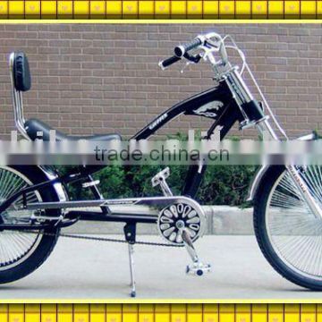 black 24 inch latest popular chopper bike/ bicycle/beach bike