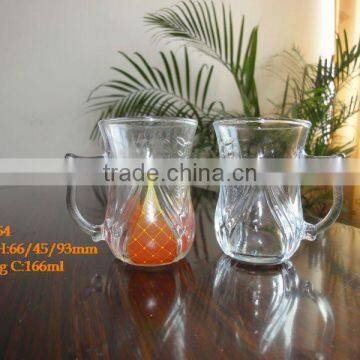 Wholesale 70ml to160ml Clear Glass Beverage Empty Cup for Drinking