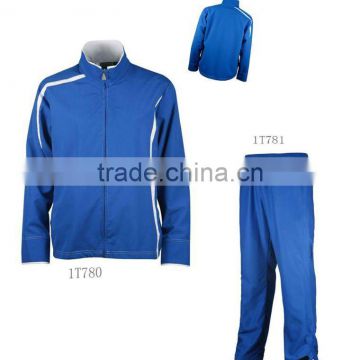 Chinese sports garment tricot track suit for men
