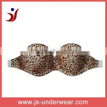 Top quality oem nylon ladies strapless sexi brassiere