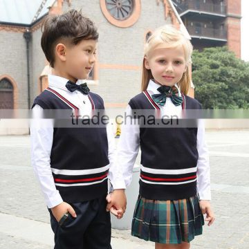 custom nice latest design preschool academy school uniform for kids wholesale