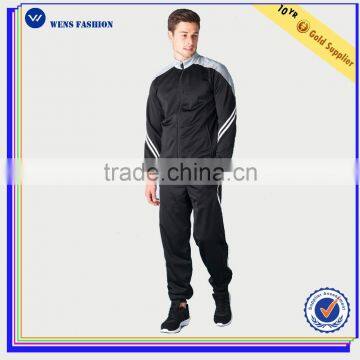 New design custom training /sports coat and pant 100% polyester track suit men