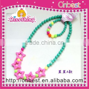 Flower style Kid chunky necklace for fashion Child jewelry!!