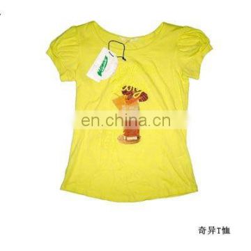 RPET eco friendly recycled pet popular women's t-shirt