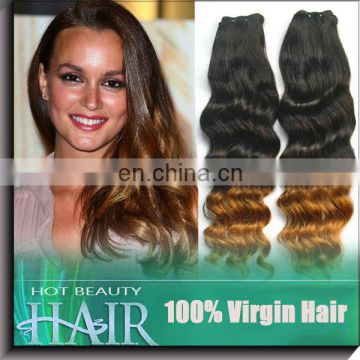 hair extension ombre weave still can be dyed to other color and do other styles