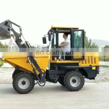 Weifang Factory Produced China 3ton Hydraulic Site Dumper With Bucket
