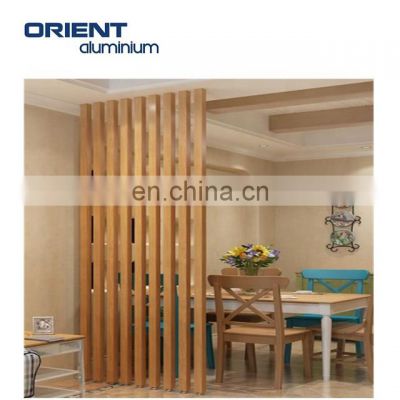 residential lobby room partition divider with Powder Coating Aluminum Partition metal screen panel