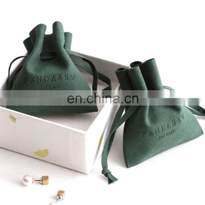 PandaSew Wholesale Jewelry Bag High Quality Microfiber Jewelry Pouch with Custom Logo