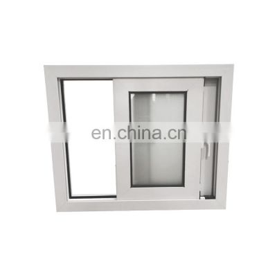 Energy saving and environmental protection material UPVC simple sliding window