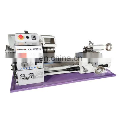 manual lathe machine C6128 high precision metal bench mini lathe machine price