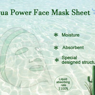 Aqua Power Face Mask Sheet For non-woven Fabric