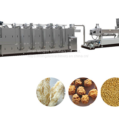 Large capacity soya protein food processing line