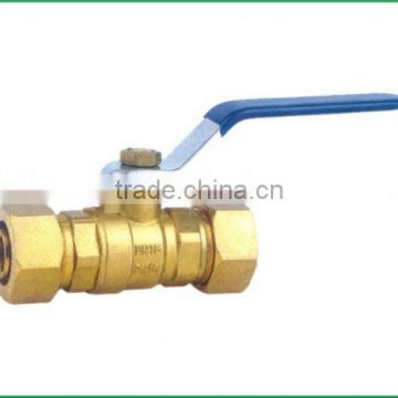 CE ISO Standard Manual PN-25 Forged Brass Ball Valve for pex pipe