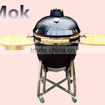 Outdoor appliance smokeless ceramic kamado charcoal round BBQ grill