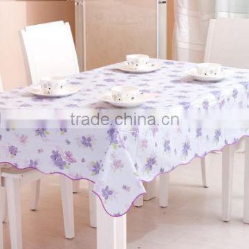 clear plastic table cloth