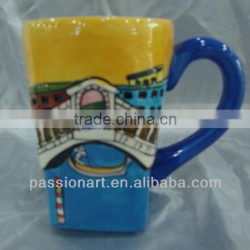 City Feature Ceramic Souvenir Handle Mug