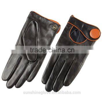 fashion women beauty dress leather gloves