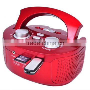New Design High Quality Rechargeable Battery Portable Mini Radio