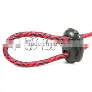 Fleck pattern elastic rope with buckle