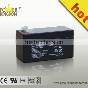 small 12 volt battery 12V 1.2Ah lead acid battery with high capacity battery
