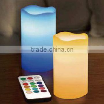 New style multi-colour LED flameless candle with remote control