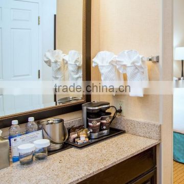 Desert Gold Granite Bathroom Vanity Top for Hotels in Modesto CA Double Tree Hotel