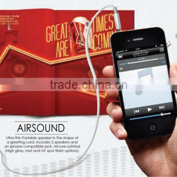 Ultra thin portable speaker | Airsound