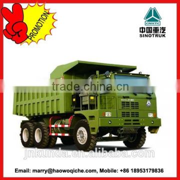Sinotruk Howo 420HP 70ton Mining Dump Truck sales