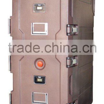 165L Insulated Transportation Cabinet with wheels, food pan carrier