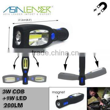 FDA Approval Light for Emergency and Work 1W LED + 3W COB Working Light