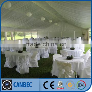 Fancy Dinner Wedding Tent with Lining and Curtains