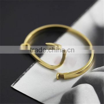 Korean Personality Female Stainless Steel Rose Gold Plated Bracelet